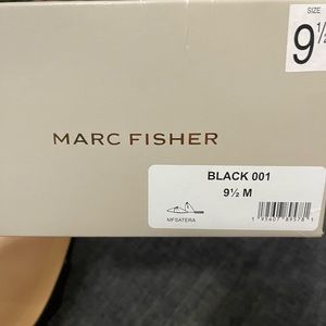 Marc Fisher slides, black, never worn, 9.5